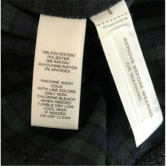 Loft Tartan Shift Dress Balloon Bell Sleeve - Picture 16 of 16